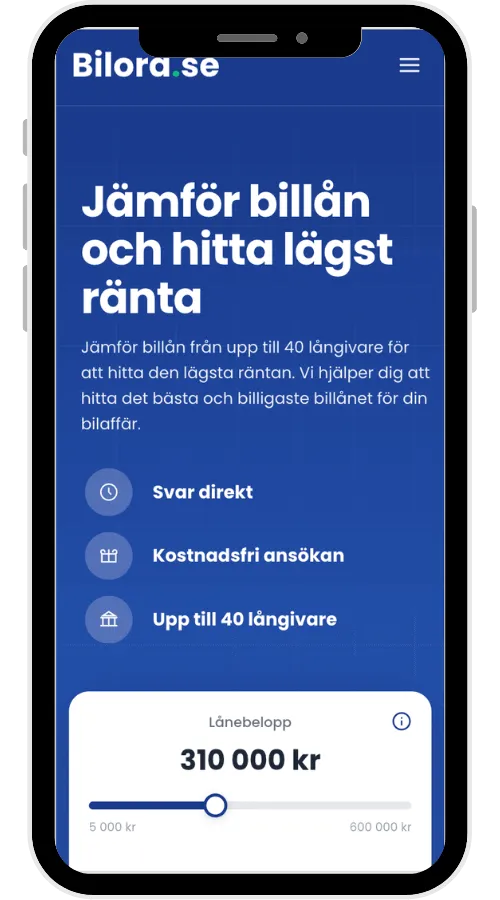 Billån kalkylator